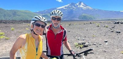 Bettina Bailey Cycling on the  tour with redspokes